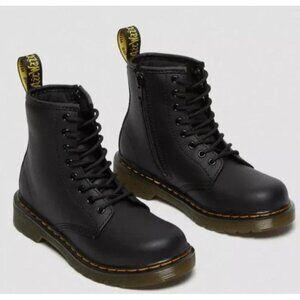 NEW Doc Dr. Martens1460 Black Leather Boots  Junior US 3 EU 34 UK 2